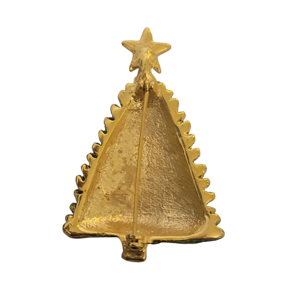 American Vintage Xmas Tree Brooch - Picture 5 of 6